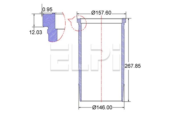 Camasa cilindru LP180 2234 ELPI
